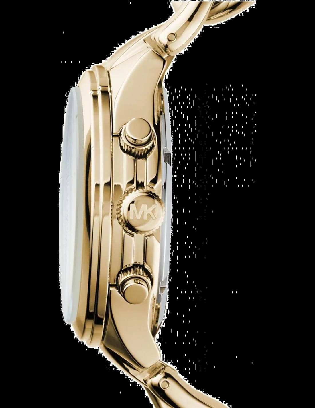Gros plan sur le cadran or de la Michael Kors MK3131