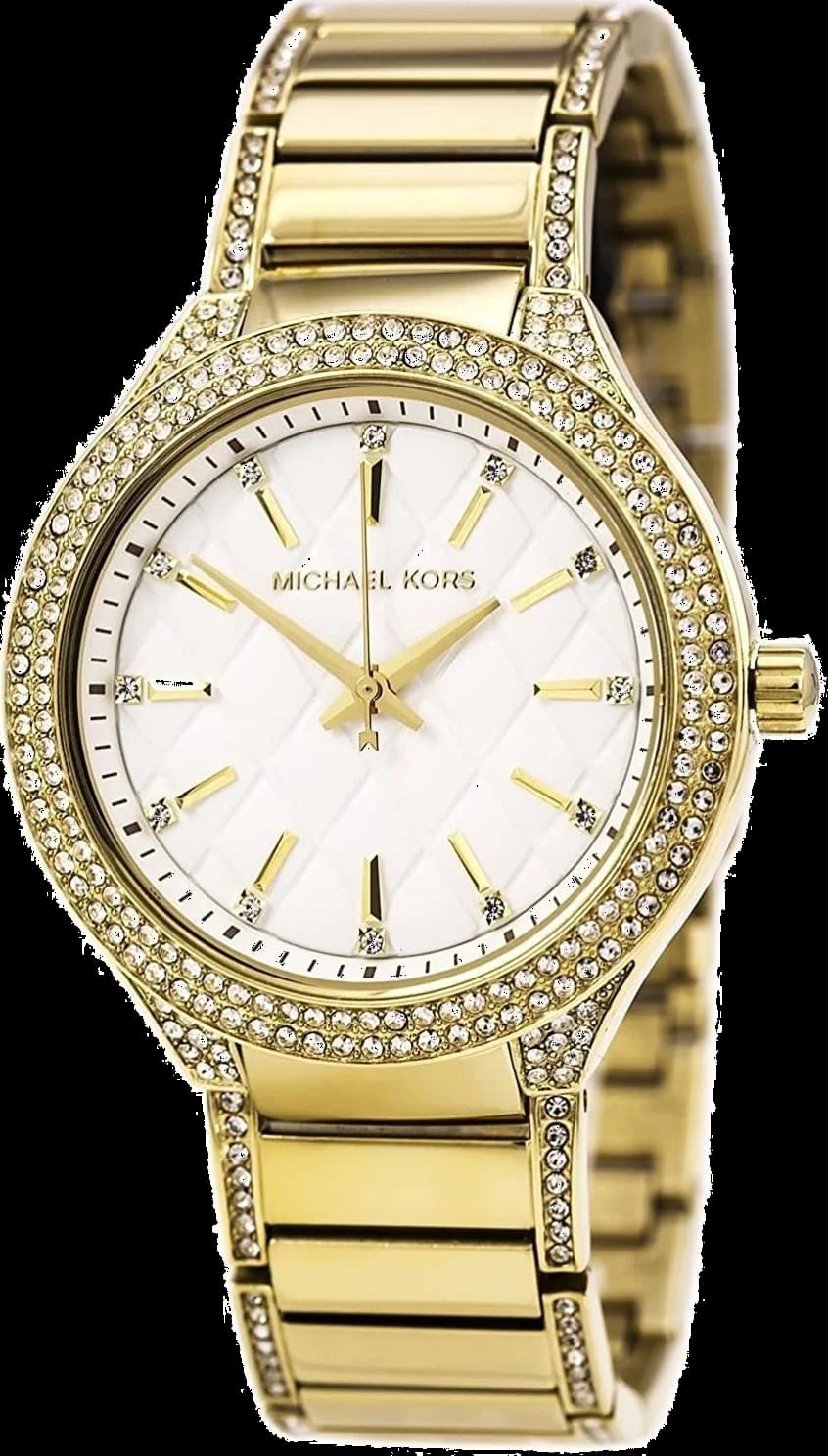 Michael Kors MK3347 vue de côté, bracelet acier