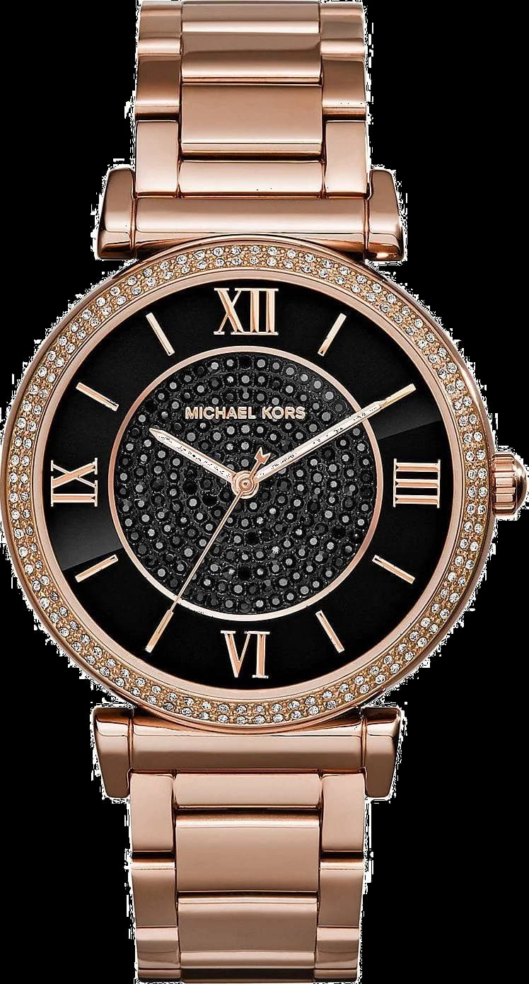 Michael Kors MK3356 vue de côté, bracelet acier
