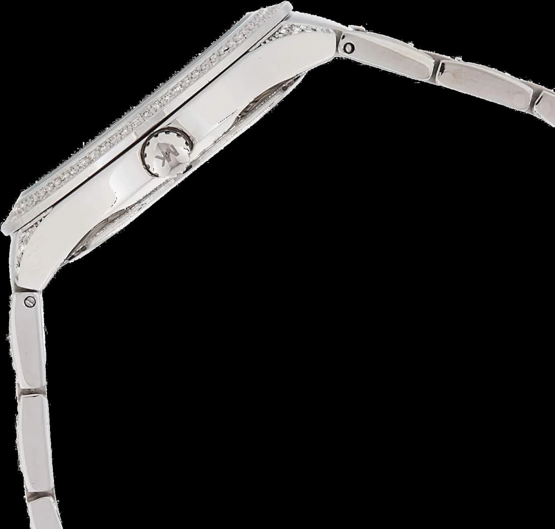 Michael Kors MK3480 côté fond de boîtier argent