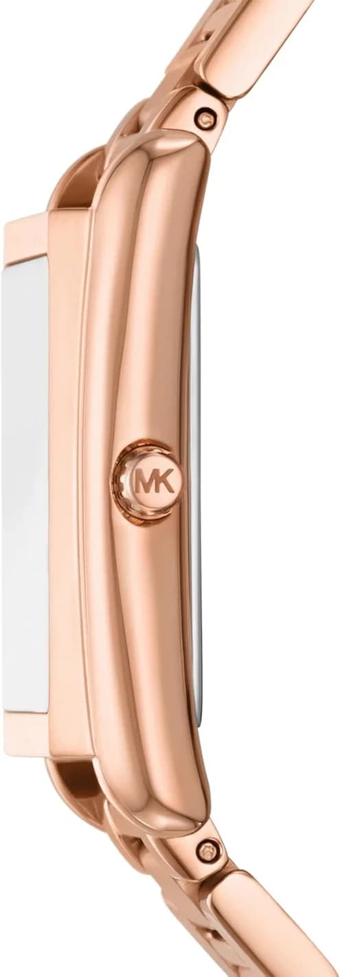 Michael Kors Essex MK4905 women's rose gold watch, maillons acier strap vue 4