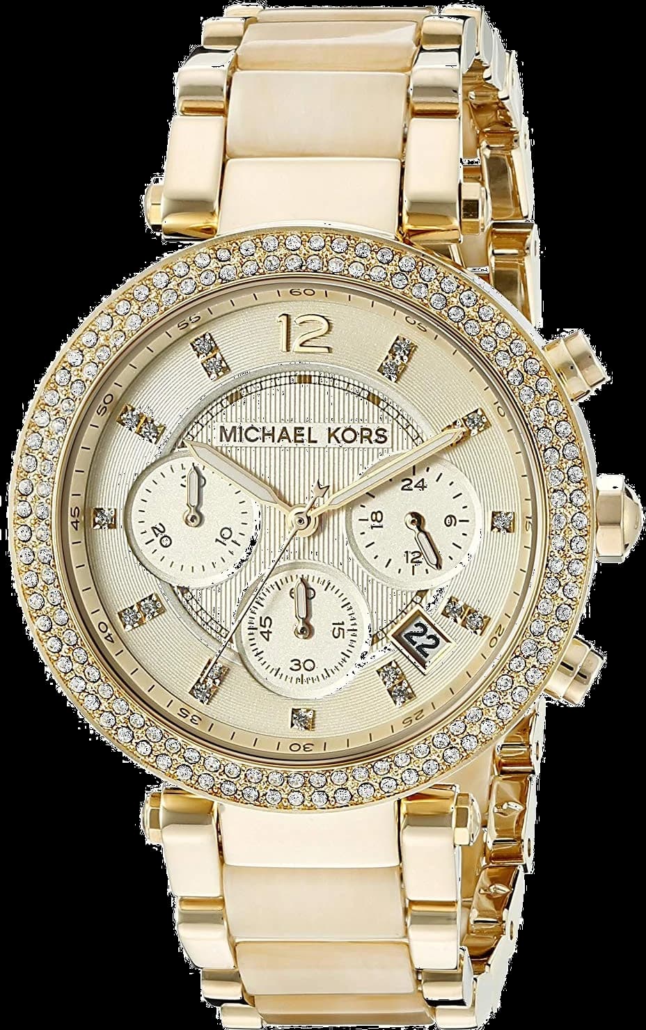Michael Kors MK5632 vue de côté, bracelet acier