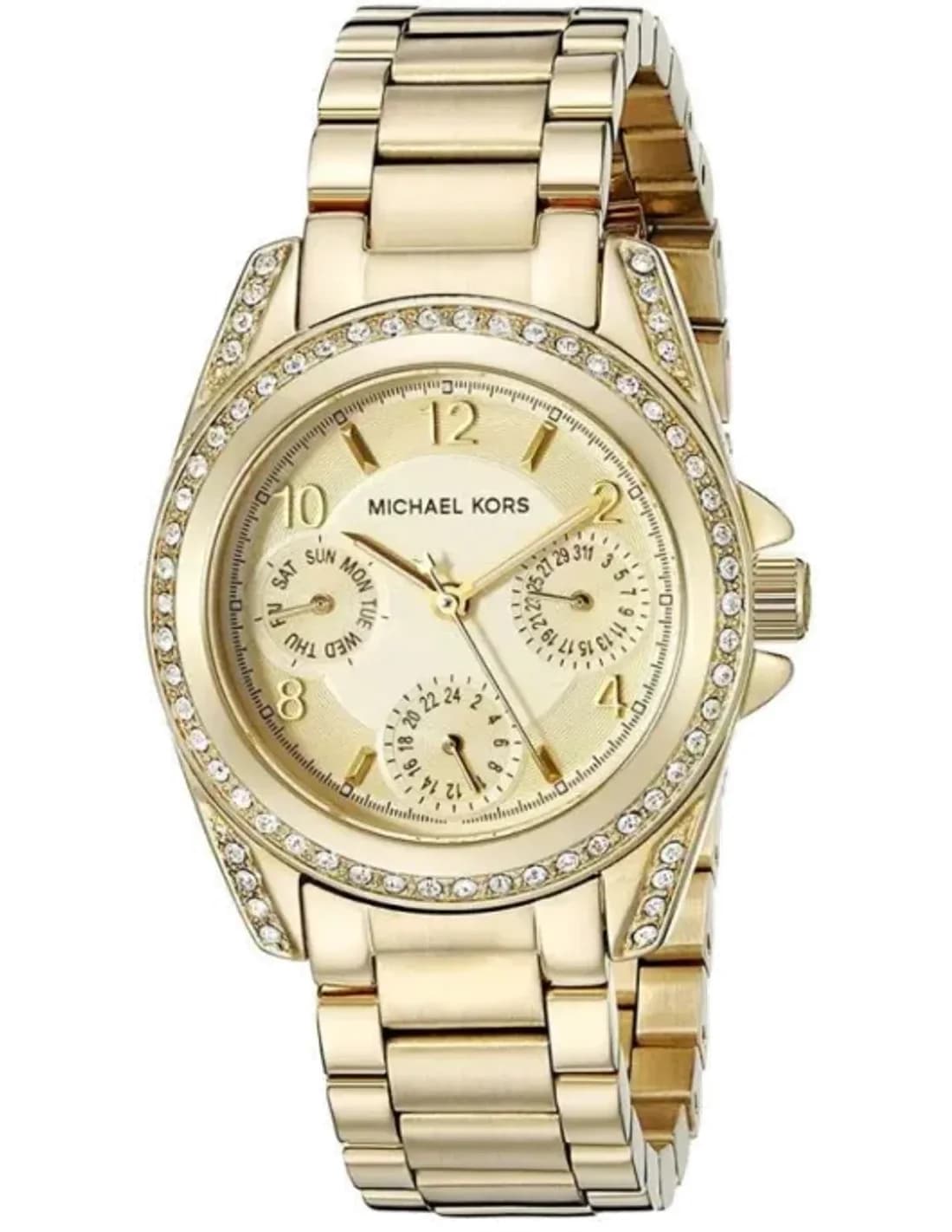 Michael Kors MK5639 vue de côté, bracelet acier