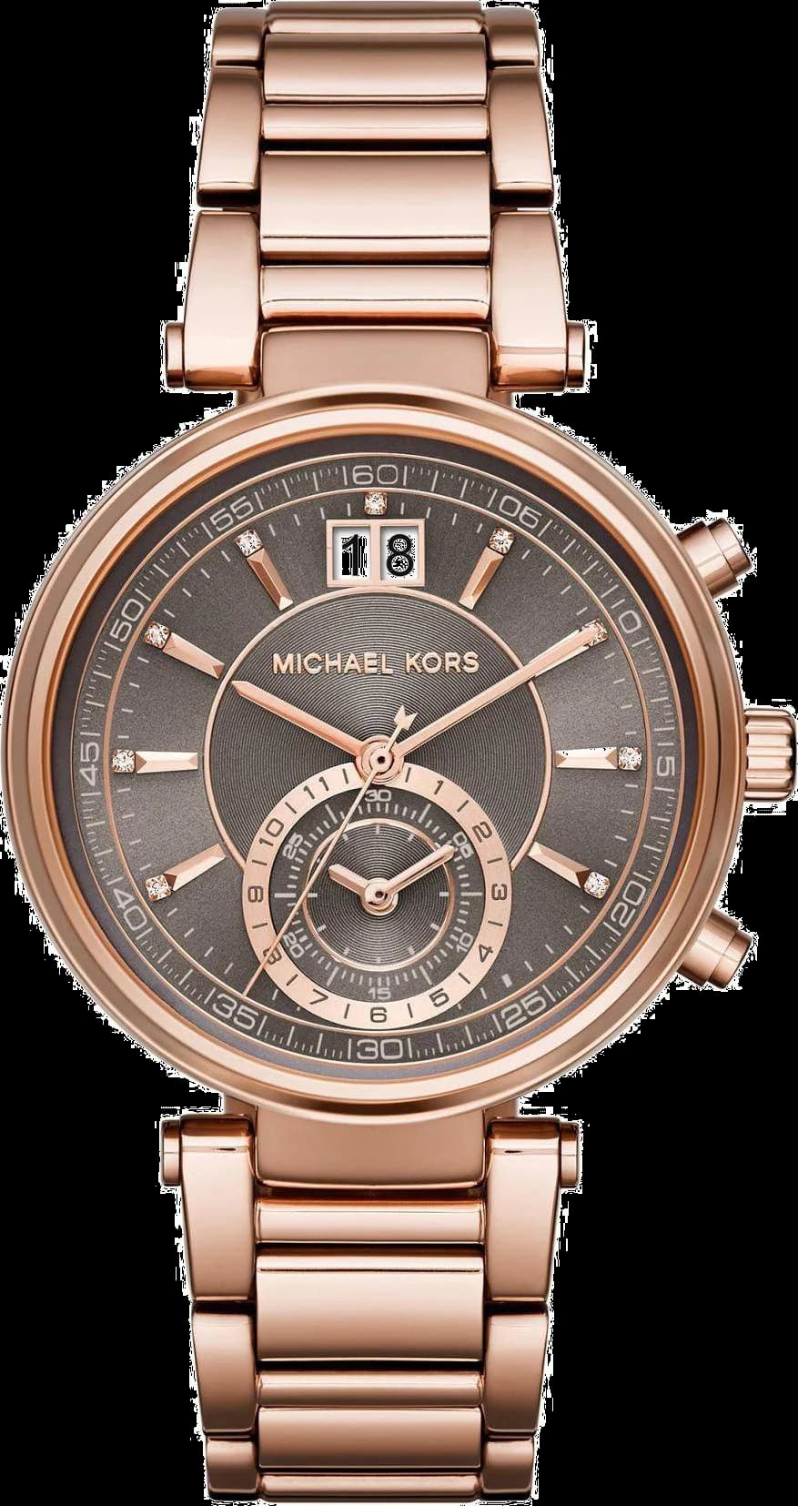 Michael Kors MK6226 vue de côté, bracelet acier