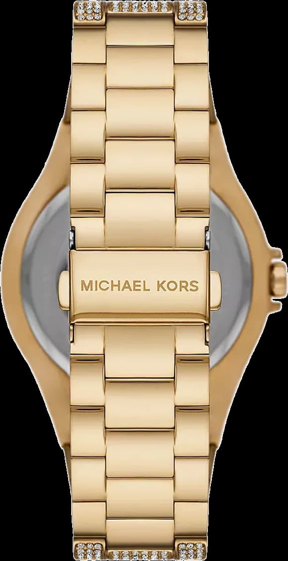 Gros plan sur le cadran blanc de la Michael Kors MK6991