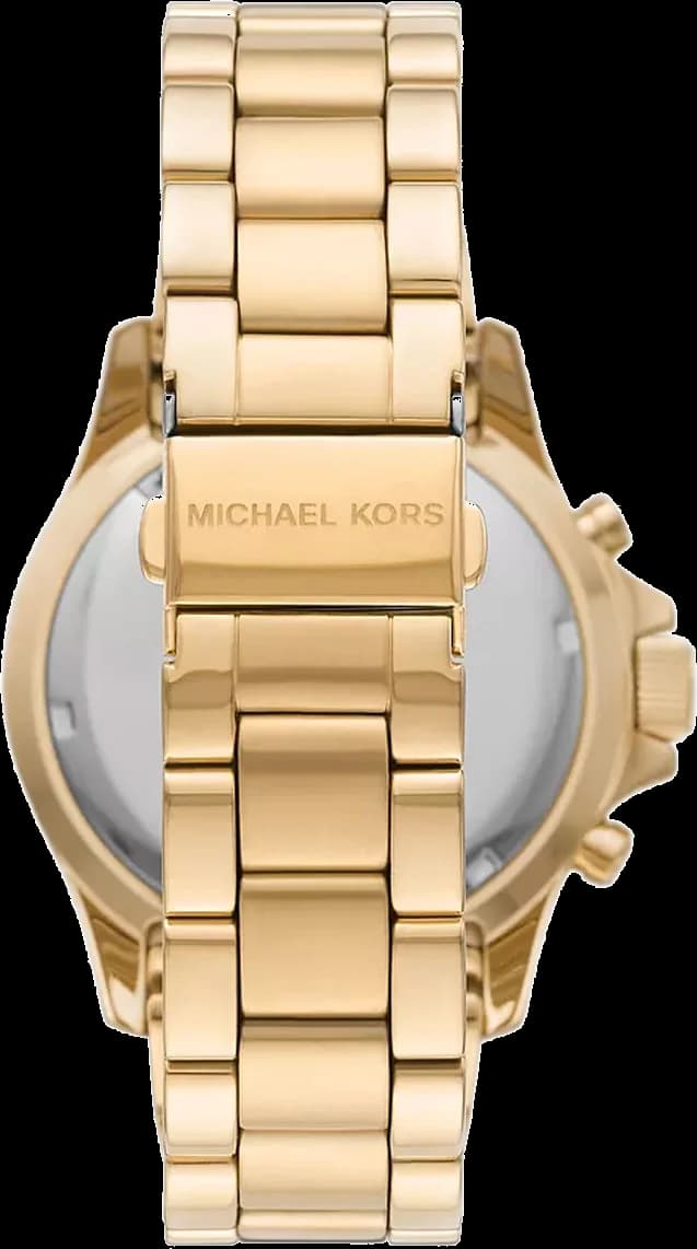 Gros plan sur le cadran or de la Michael Kors MK7210