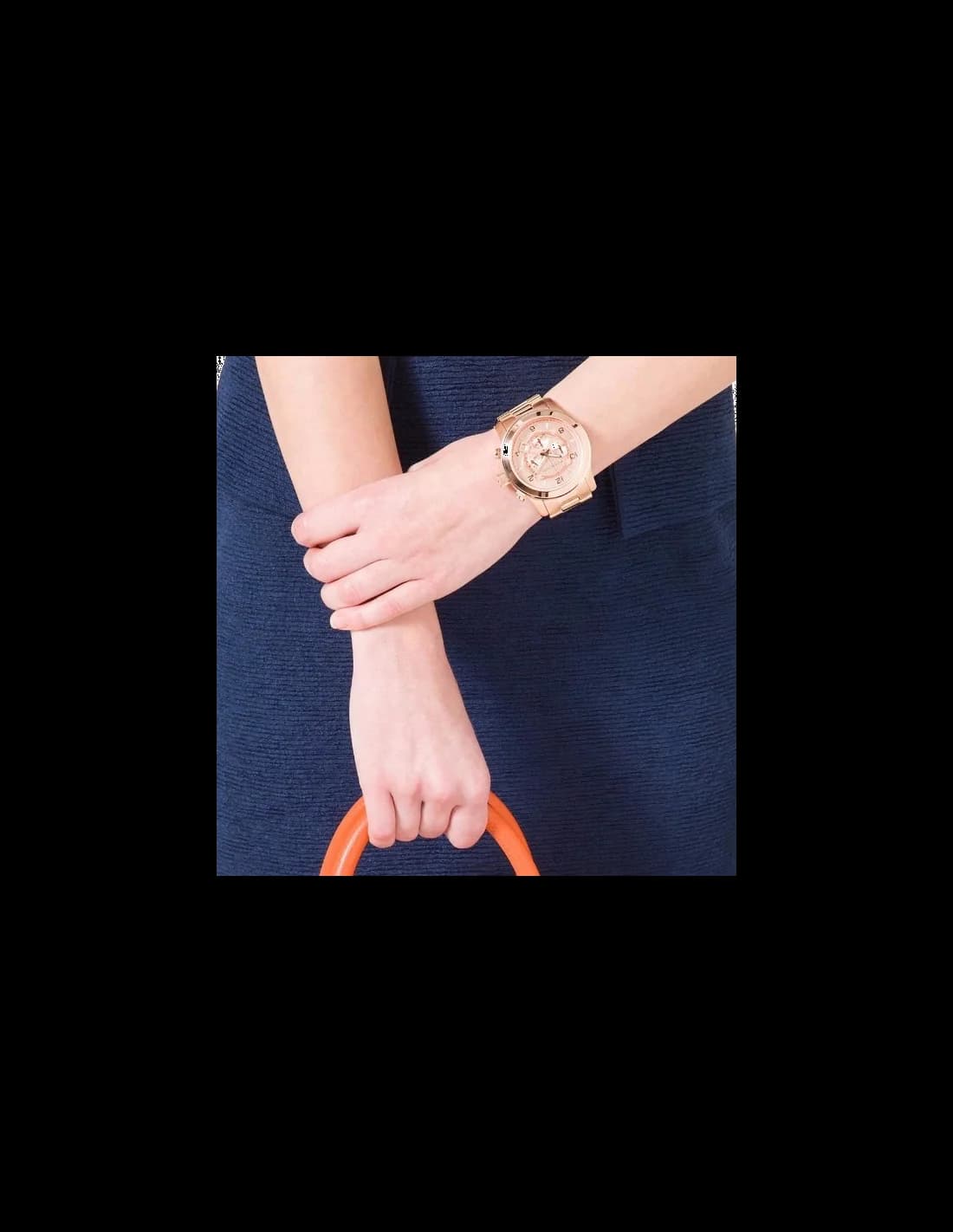 Michael Kors MK8096 Chronograph Stainless Steel Rose Gold Watch vue 5