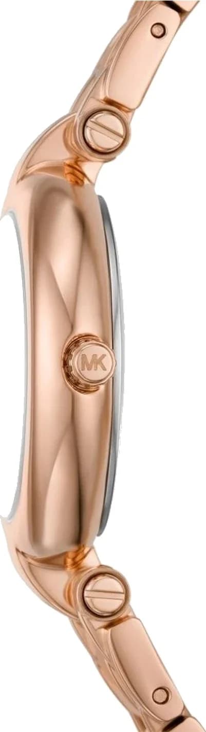 Michael Kors MKO1084 vue de côté, bracelet acier