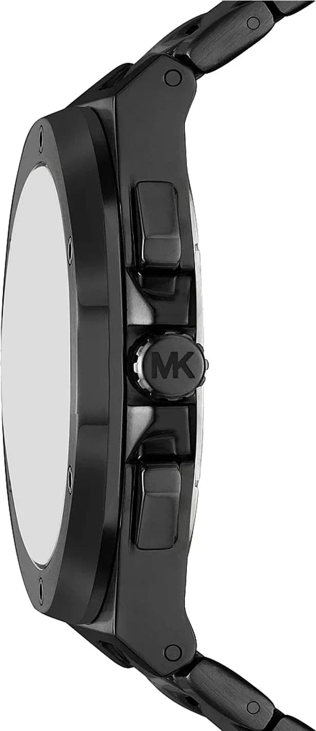 Michael Kors MKO1234 vue de côté, bracelet acier