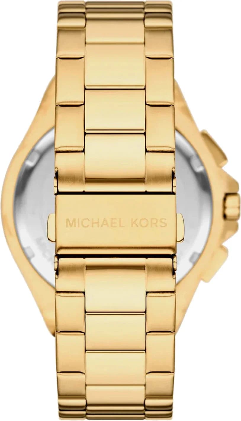 Michael Kors MKO1236 vue de côté, bracelet acier