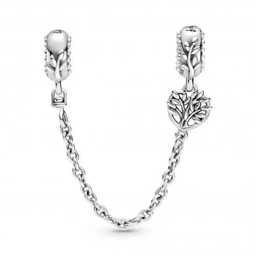 Charm Pandora argent Chaîne de Confort Arbre de vie Cœur Pandora Bijoux vue 3