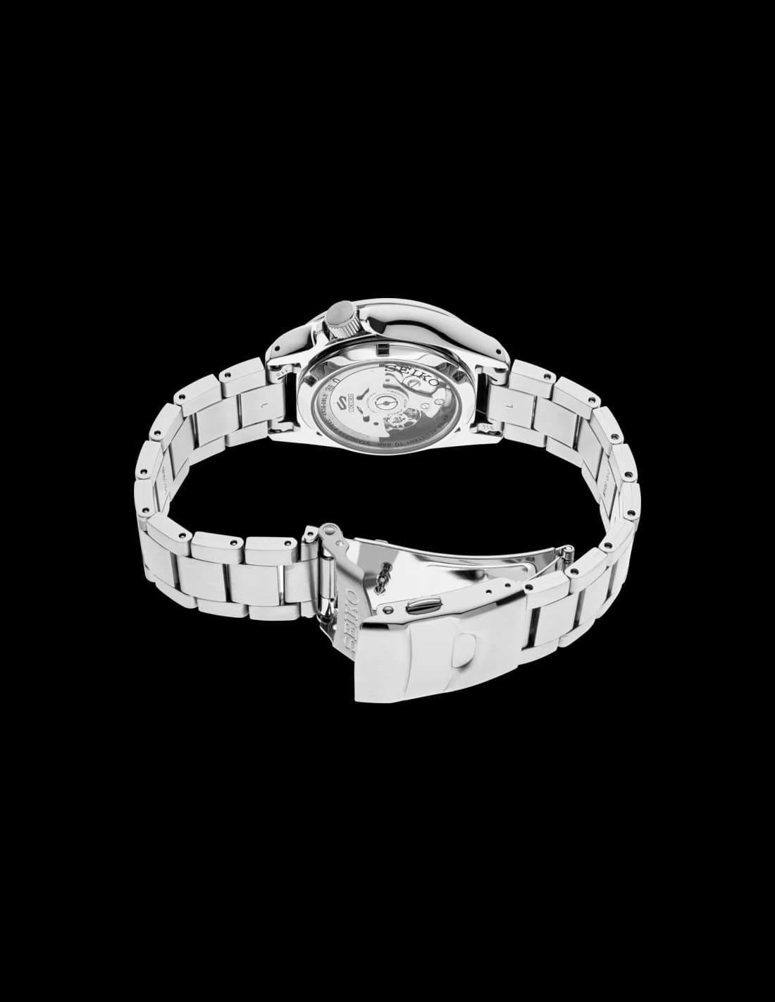 Seiko SRPC53K1 côté fond de boîtier argent