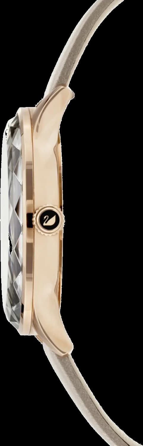 Gros plan sur le cadran gris de la Swarovski 5295326
