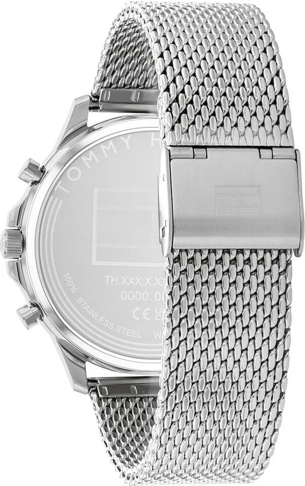 Tommy Hilfiger 1710499 côté fond de boîtier argent