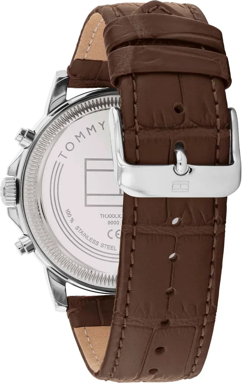 Tommy Hilfiger 1710629 côté fond de boîtier argent