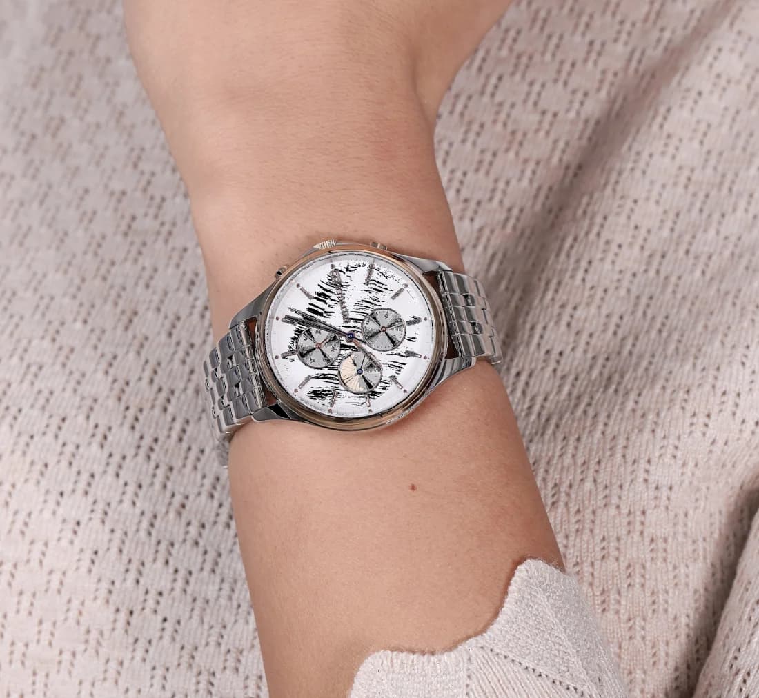 Montre Tommy Hilfiger 1782122 Whitney en acier argenté et cadran nacre vue 4
