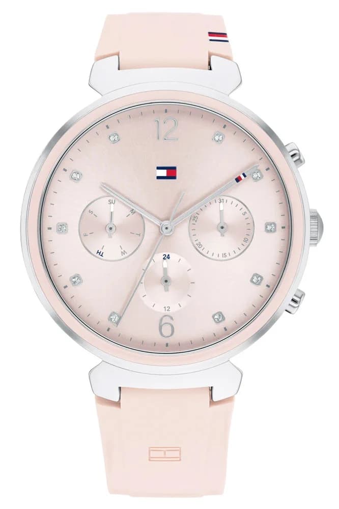 Montre Tommy Hilfiger 1782343 femme cadran rose bracelet silicone