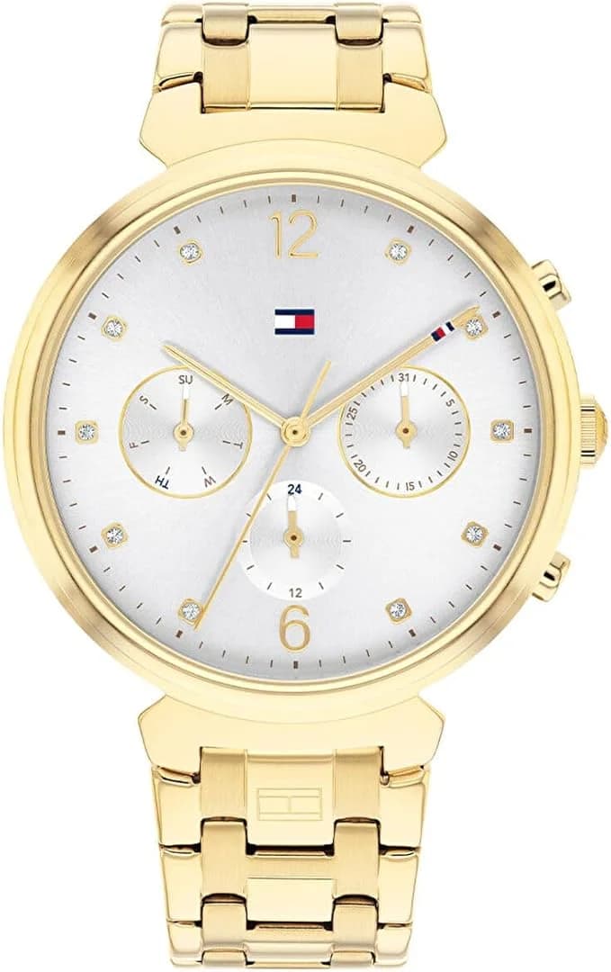 Montre Tommy Hilfiger 1782344 femme cadran blanc bracelet acier