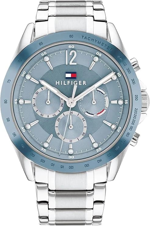 Montre Tommy Hilfiger 1782554 femme cadran bleu bracelet acier