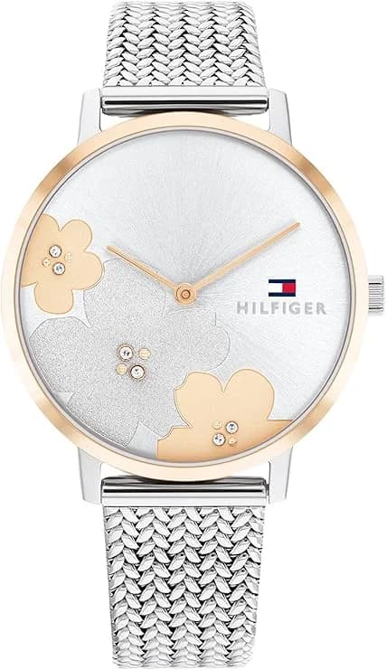 Montre Tommy Hilfiger 1782604 femme cadran argent bracelet acier
