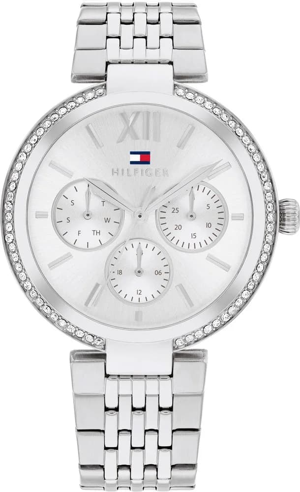 Montre Tommy Hilfiger 1782695 femme cadran argent bracelet acier