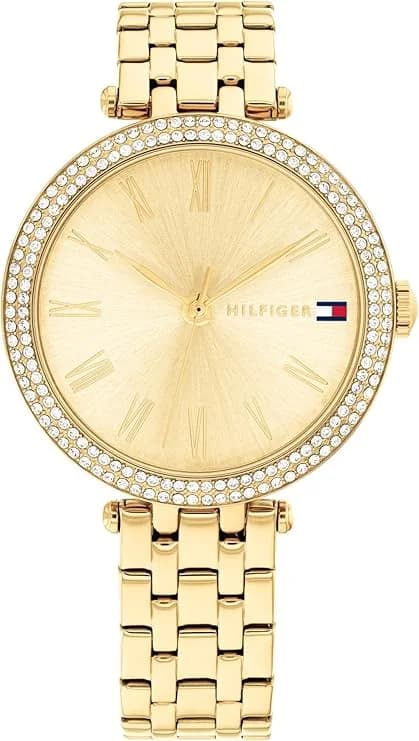 Montre Tommy Hilfiger 1782718 femme cadran or bracelet acier