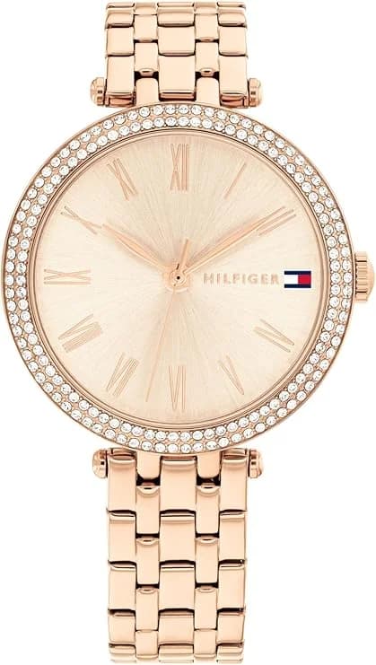 Montre Tommy Hilfiger 1782721 femme cadran or rose bracelet acier