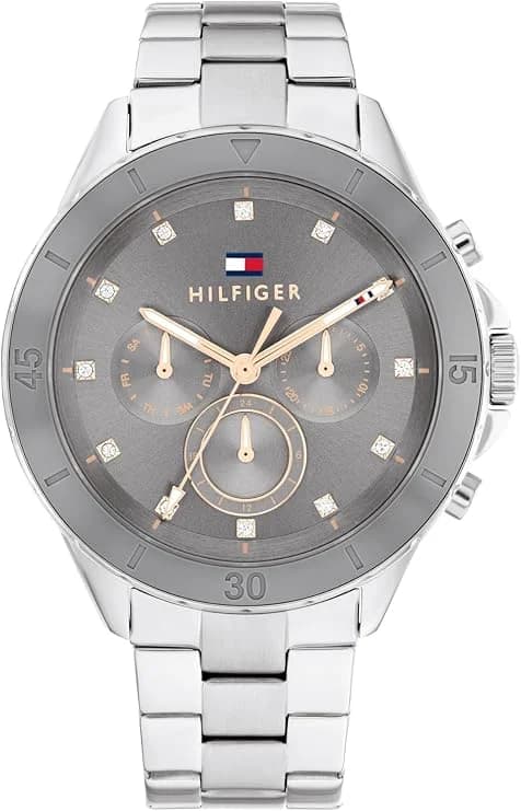 Montre Tommy Hilfiger 1782742 femme cadran gris bracelet acier