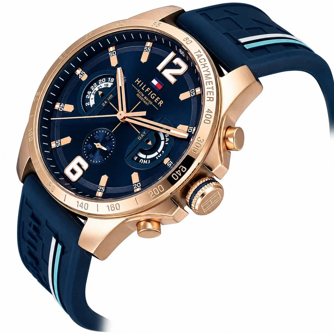 Tommy Hilfiger 1791474 vue de côté, bracelet silicone