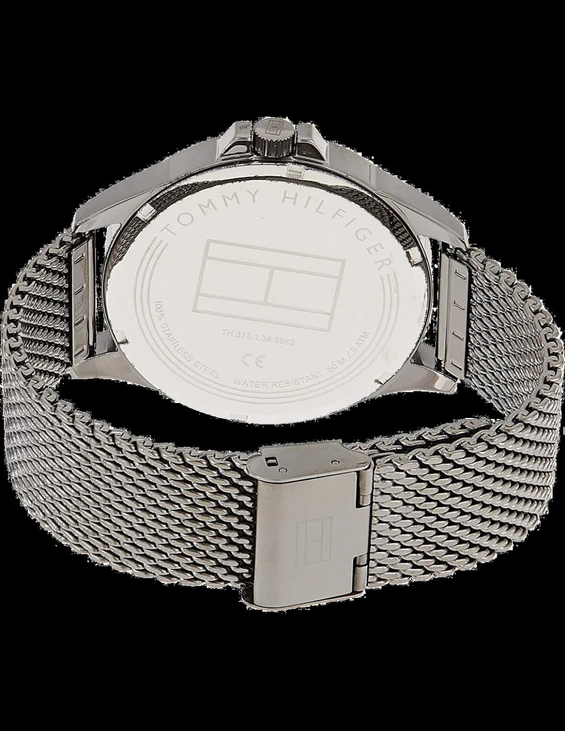 Montre Homme Tommy Hilfiger 1791613 bracelet maille milanaise vue 3