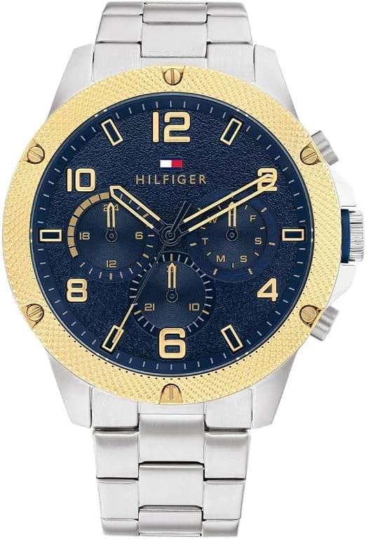 Montre Tommy Hilfiger 1792031 homme cadran bleu bracelet acier