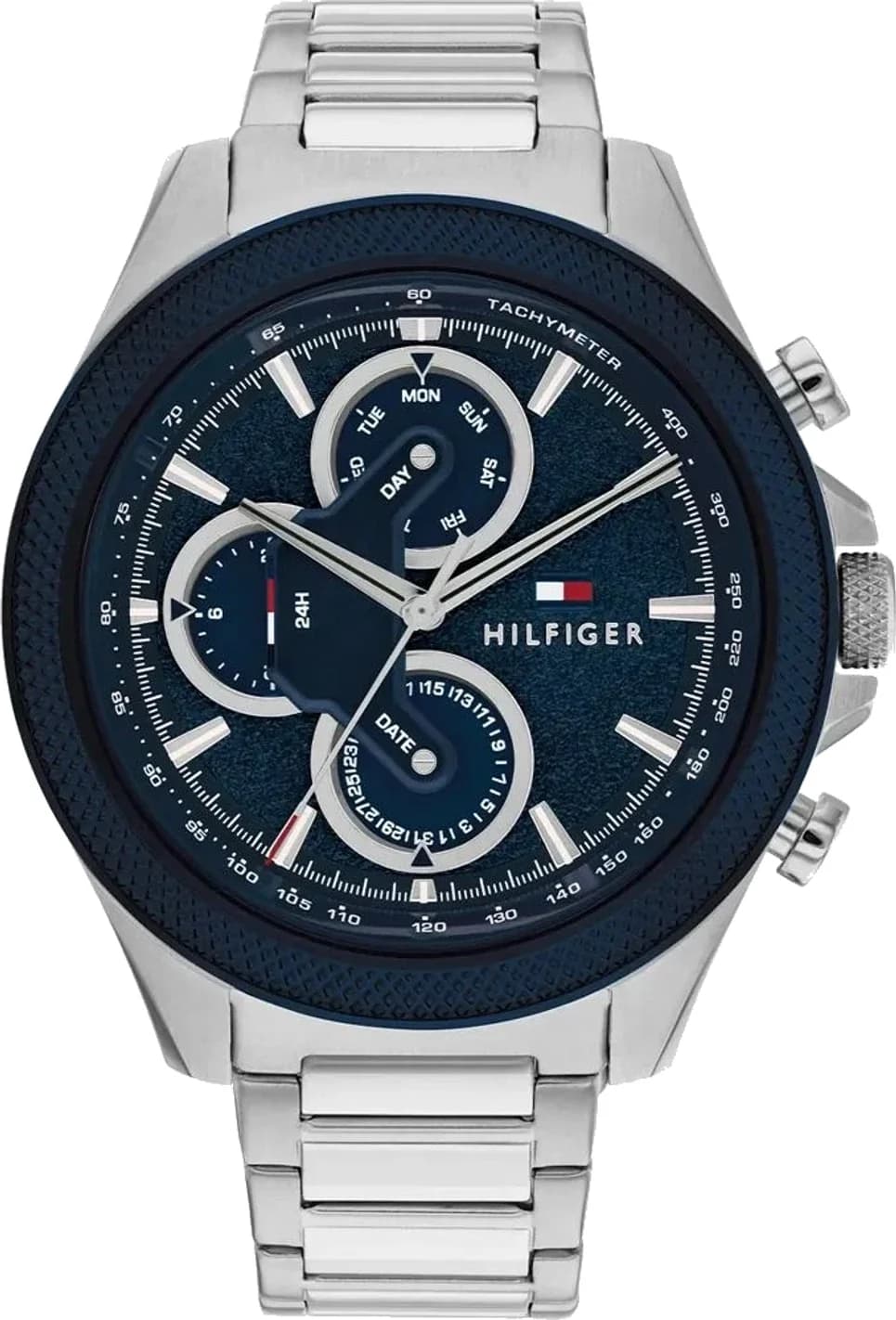 Montre Tommy Hilfiger 1792080 homme cadran bleu bracelet acier