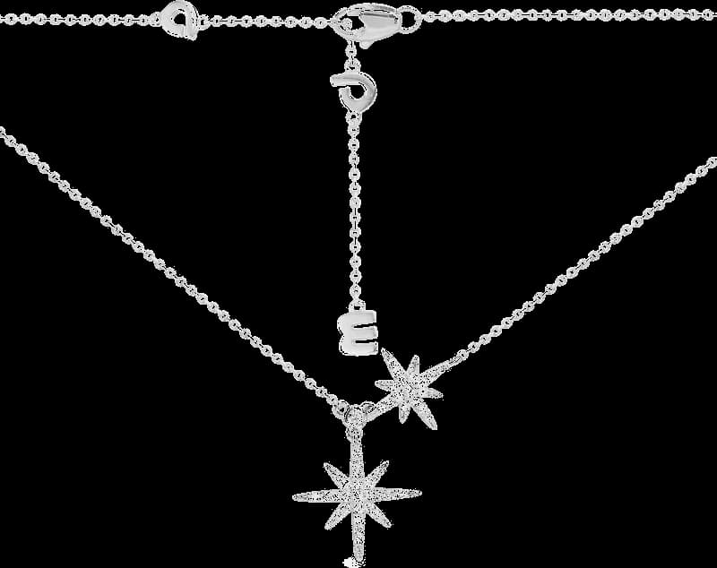 APM Monaco AC6424OX montre femme, argent 925 avec motifs étoiles