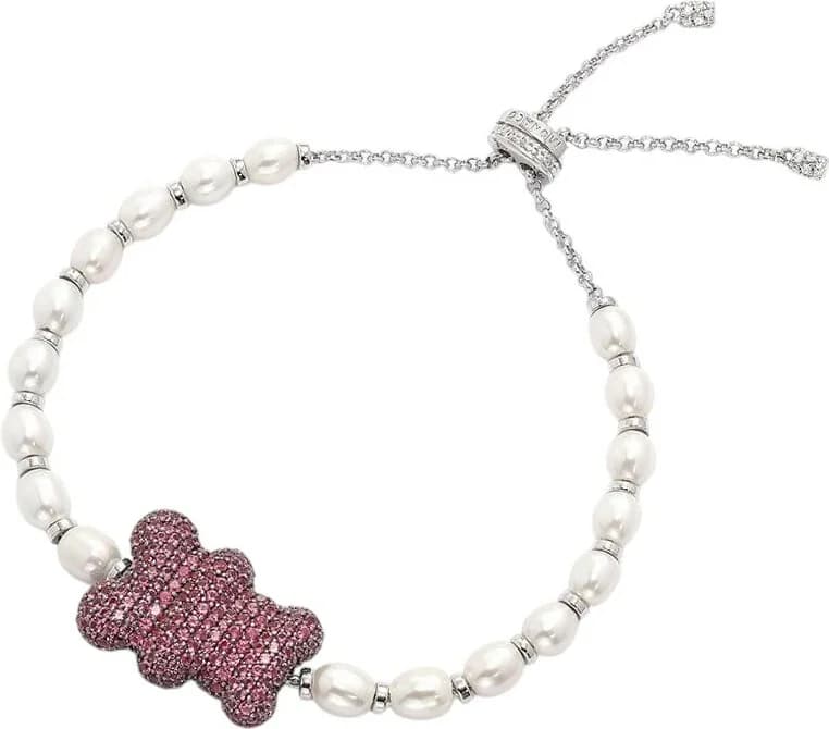 APM Monaco AB5046DPL-S montre unisexe, Yummy Bear MALU avec perles argent