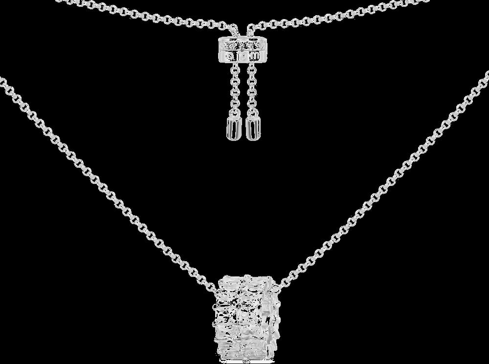 APM Monaco AC3638OX montre femme, collier kaléidoscope double anneau argenté