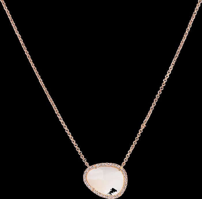 APM Monaco RC4679XNA montre femme, collier nacre cristaux métal or rose