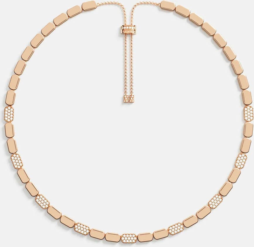 APM Monaco PC7638OX montre femme, collier ajustable pavé de cristaux