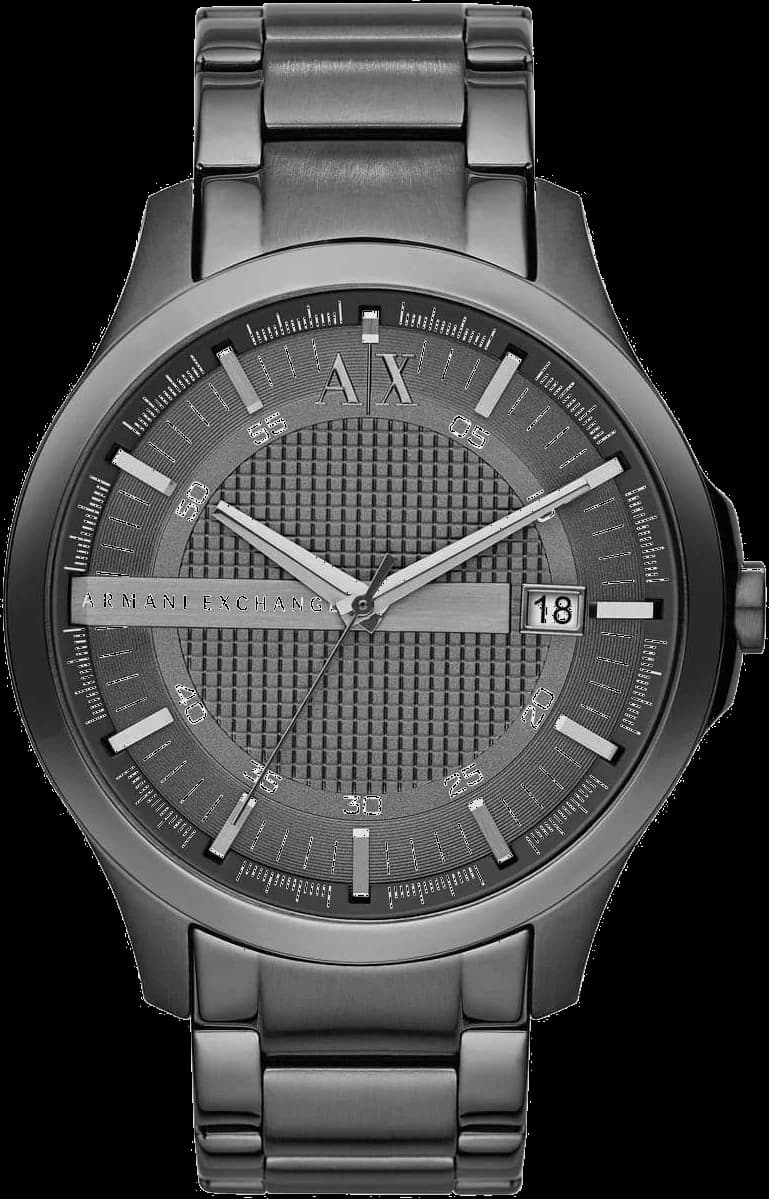 Armani Exchange AX2135 montre homme, au cadran gris avec bracelet acier gris