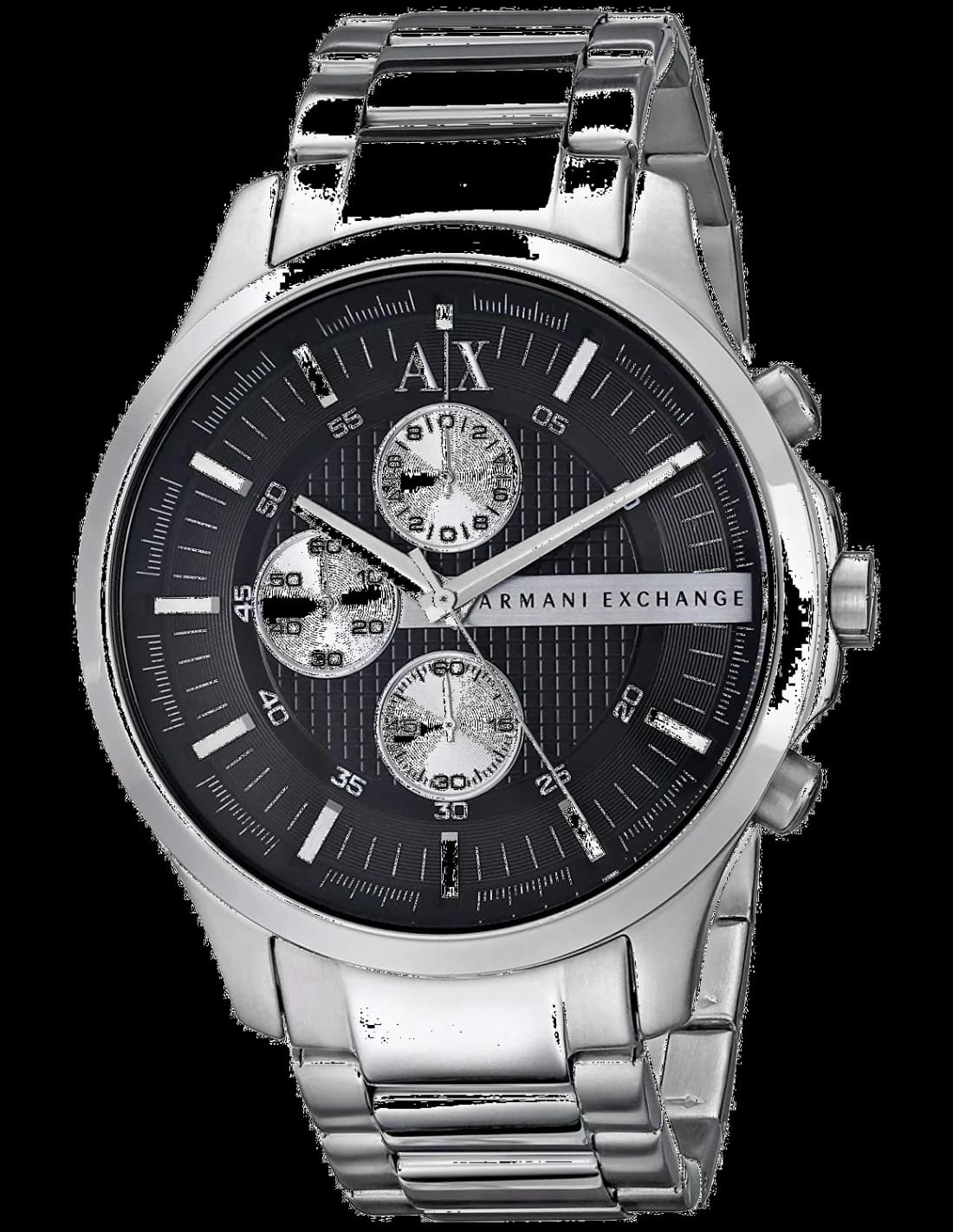 Armani Exchange AX2152 montre homme, chronographe sport à cadran noir
