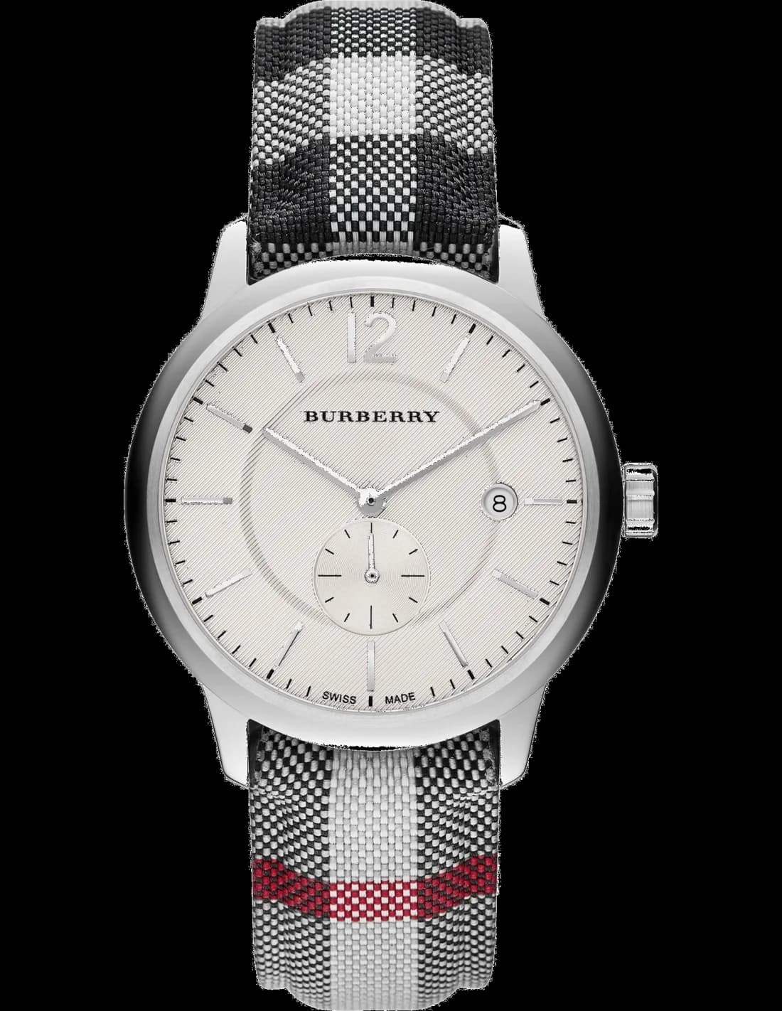 Burberry BU10002 montre homme, cadran argent sobre et moderne