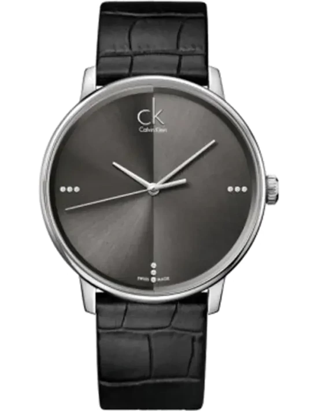 Men's Watch Calvin Klein K2Y2X1CU with Black Leather Strap