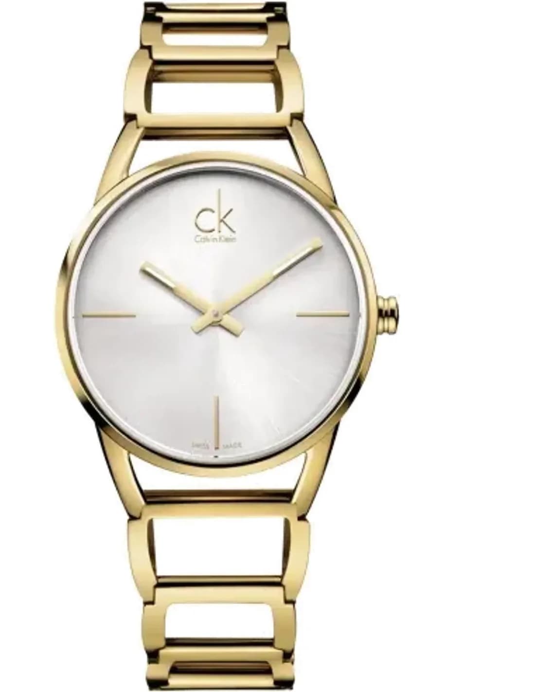 Calvin Klein K3G23526 gold-tone open-link bangle watch