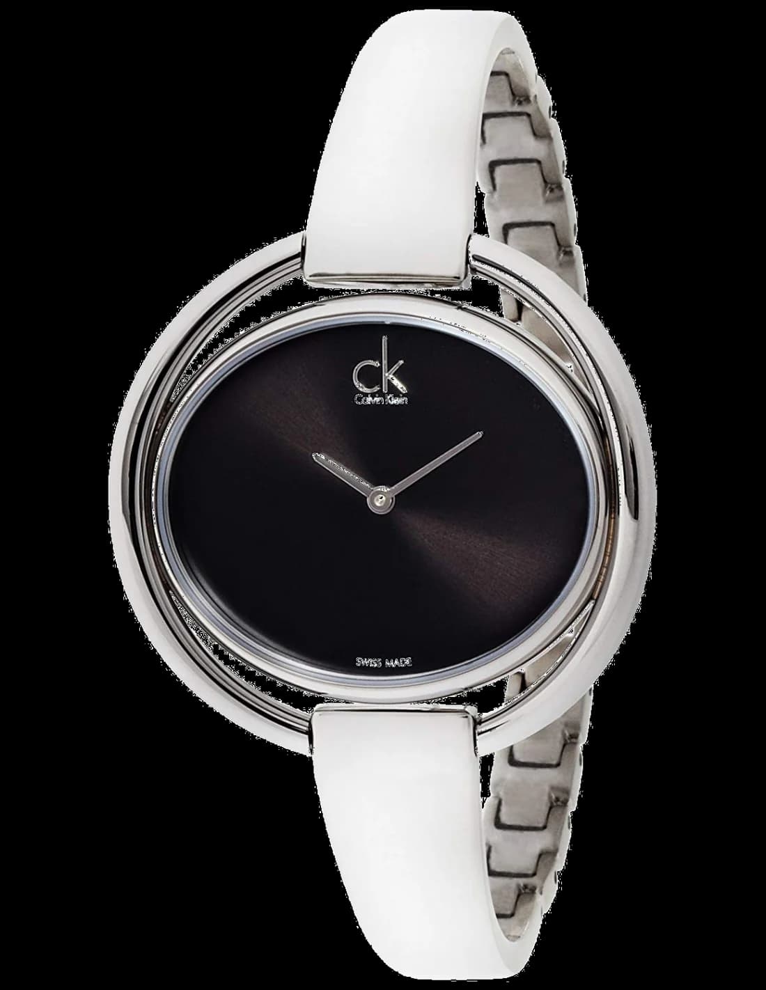 Calvin Klein K4F2N111 montre femme, impetuous acier argenté cadran noir