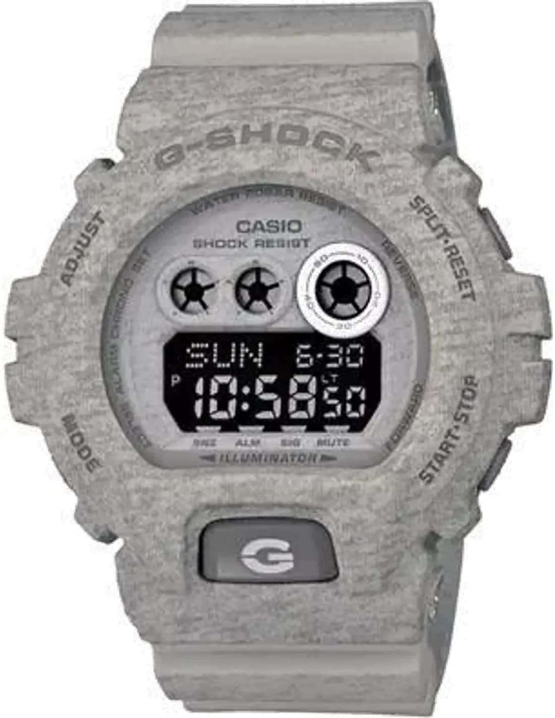 Casio GD-X6900HT-8ER montre homme, cadran gris et bracelet silicone