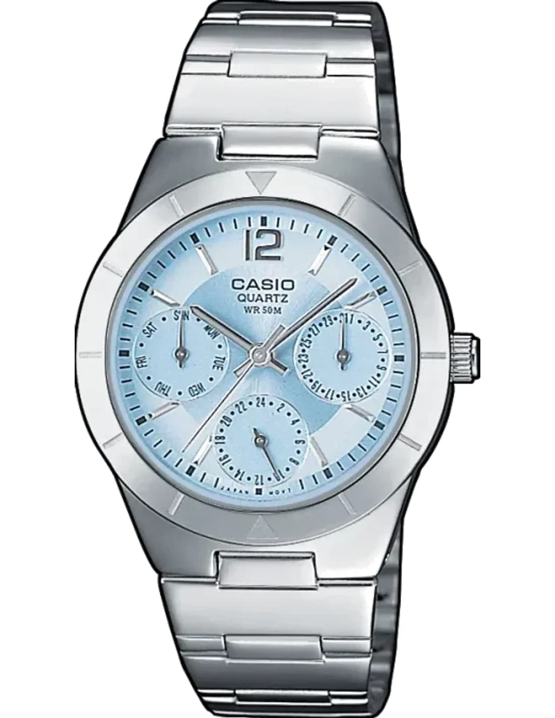 Montre Femme Casio LTP-2069D-2AVEF cadran bleu