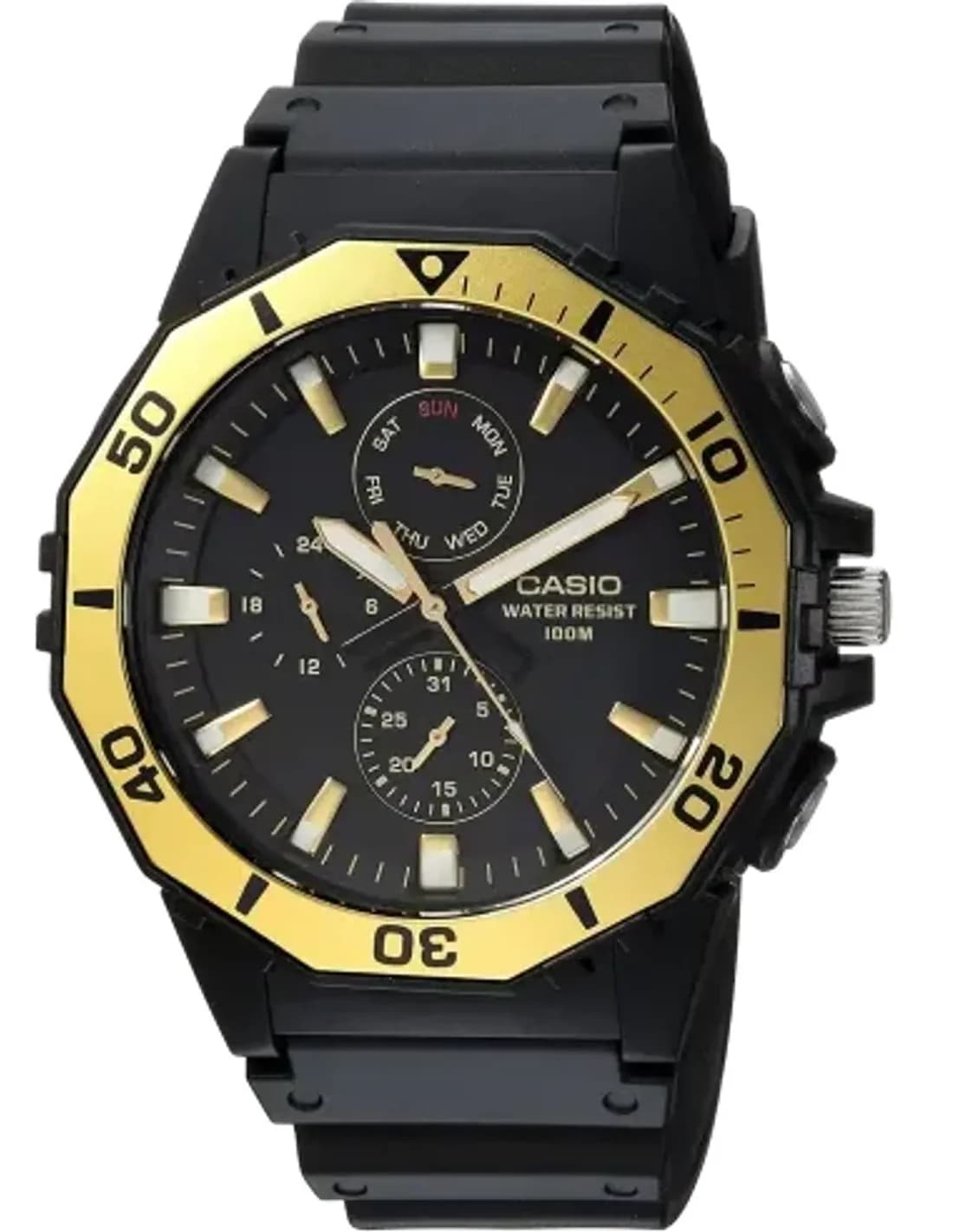 Montre Homme Casio Sport MRW-400H-9AVCF Noir et Or