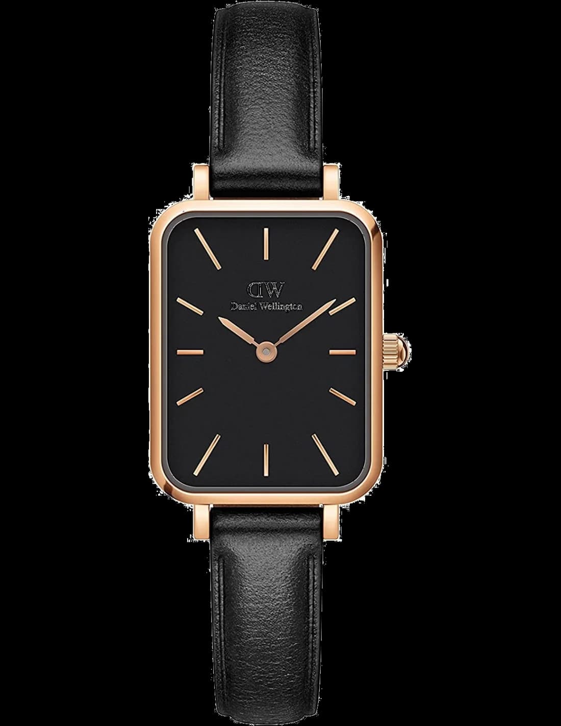 Daniel Wellington DW00100435 montre femme, cadran noir, bracelet cuir