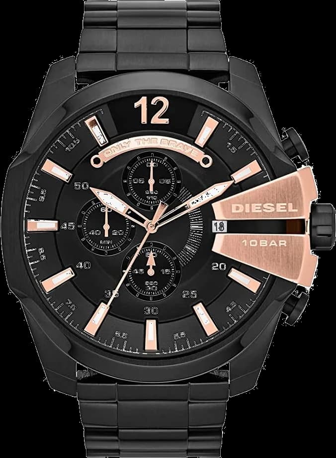 Montre Diesel DZ4309 homme cadran noir bracelet acier