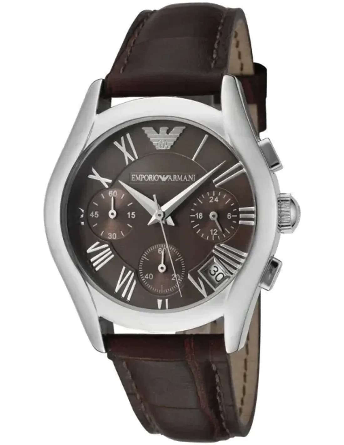 Montre Femme Emporio Armani AR0672 en Acier Inoxydable et Cadran Noir