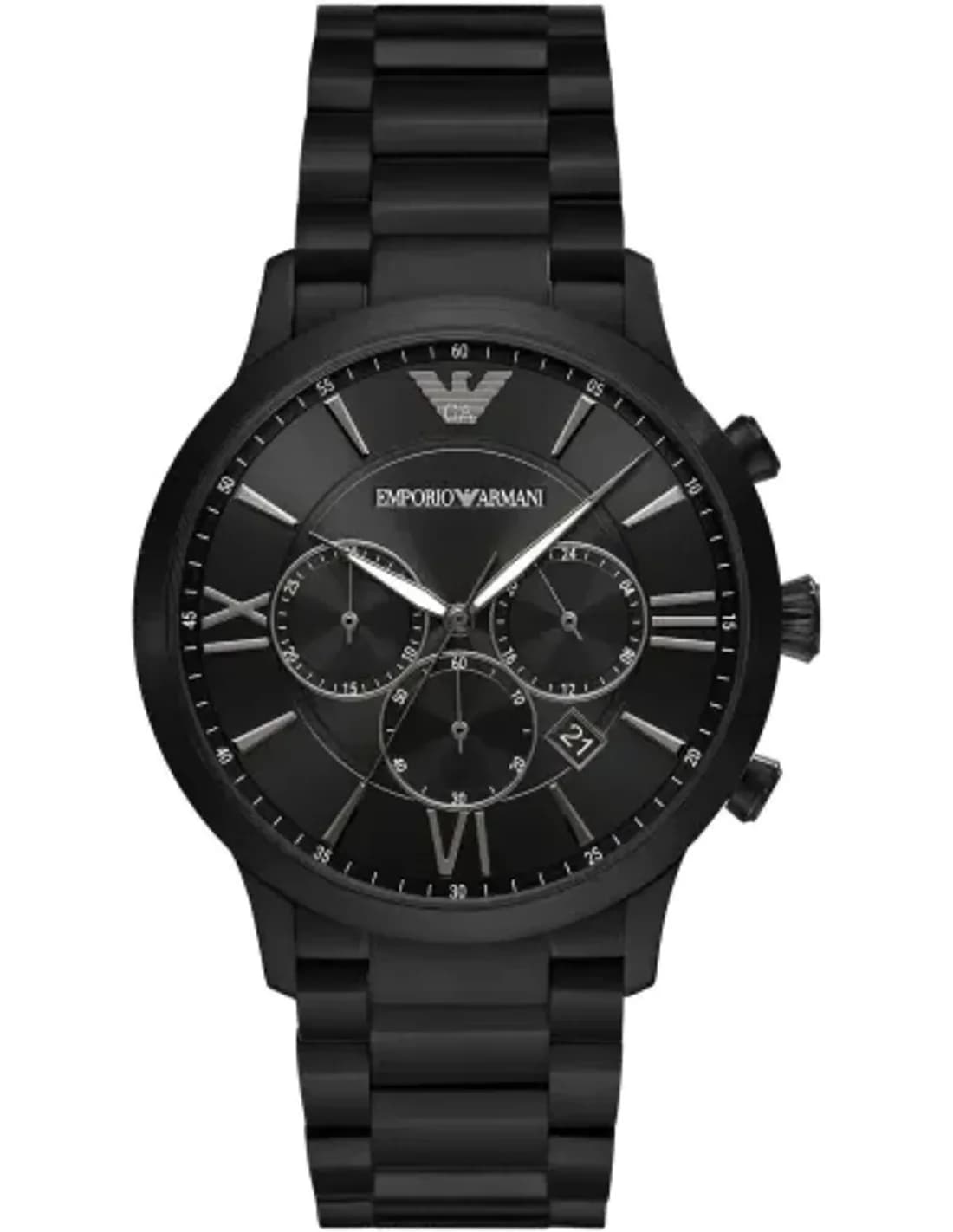 Emporio Armani Men's Watch Luigi AR11349 Chronometer black steel